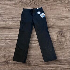 Dickies Women's Relaxed Fit Black Pants Size 10R Stretch Crafted Comfort